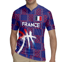 Custom Basketball Fan Jersey French Rugby Jersey Paris Architectural Heritage Checkered Style - Wonder Print Shop