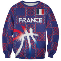 Custom Basketball Fan Jersey French Sweatshirt Paris Architectural Heritage Checkered Style - Wonder Print Shop