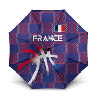 Basketball Fan Jersey French Umbrella Paris Architectural Heritage Checkered Style - Wonder Print Shop