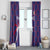 Basketball Fan Jersey French Window Curtain Paris Architectural Heritage Checkered Style - Wonder Print Shop