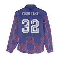 Custom Basketball Fan Jersey French Women Casual Shirt Paris Architectural Heritage Checkered Style - Wonder Print Shop