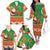 Mexico Family Matching Off The Shoulder Long Sleeve Dress and Hawaiian Shirt Feliz Navidad Aztec Geometric Pattern - Wonder Print Shop