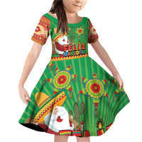 Mexico Family Matching Off Shoulder Short Dress and Hawaiian Shirt Feliz Navidad Aztec Geometric Pattern - Wonder Print Shop