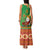 Mexico Family Matching Tank Maxi Dress and Hawaiian Shirt Feliz Navidad Aztec Geometric Pattern - Wonder Print Shop