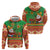 Mexico Hoodie Feliz Navidad Aztec Geometric Pattern - Wonder Print Shop