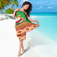 Mexico Sarong Feliz Navidad Aztec Geometric Pattern - Wonder Print Shop