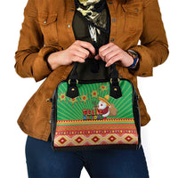 Mexico Shoulder Handbag Feliz Navidad Aztec Geometric Pattern