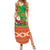 Mexico Summer Maxi Dress Feliz Navidad Aztec Geometric Pattern - Wonder Print Shop