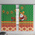 Mexico Window Curtain Feliz Navidad Aztec Geometric Pattern - Wonder Print Shop