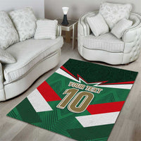 Custom Mexico Football Area Rug El Tricolor 2024 - Wonder Print Shop