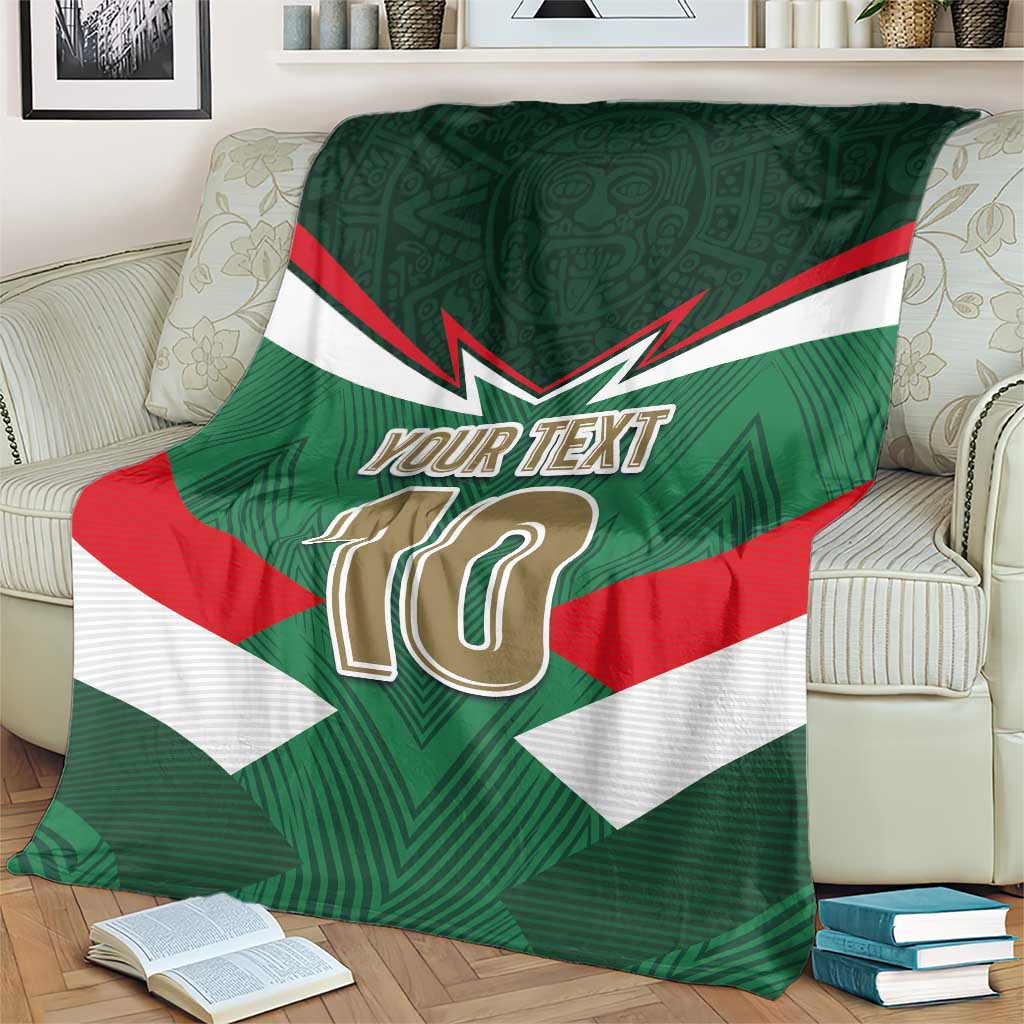 Custom Mexico Football Blanket El Tricolor 2024