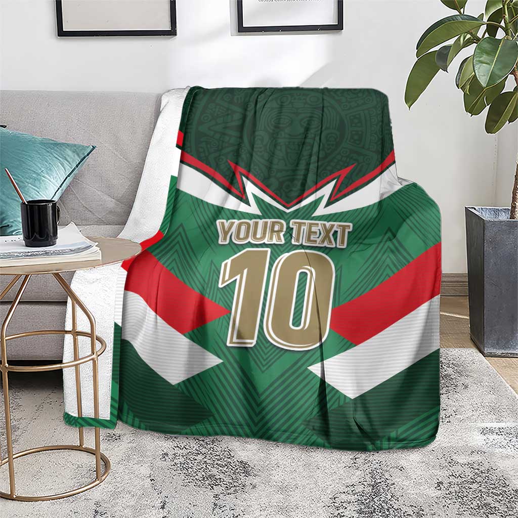Custom Mexico Football Blanket El Tricolor 2024