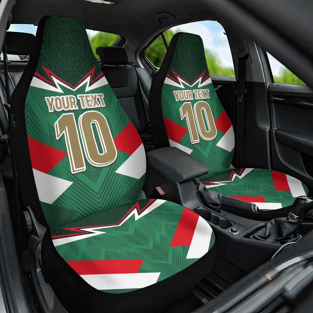 Custom Mexico Football Car Seat Cover El Tricolor 2024 - Wonder Print Shop
