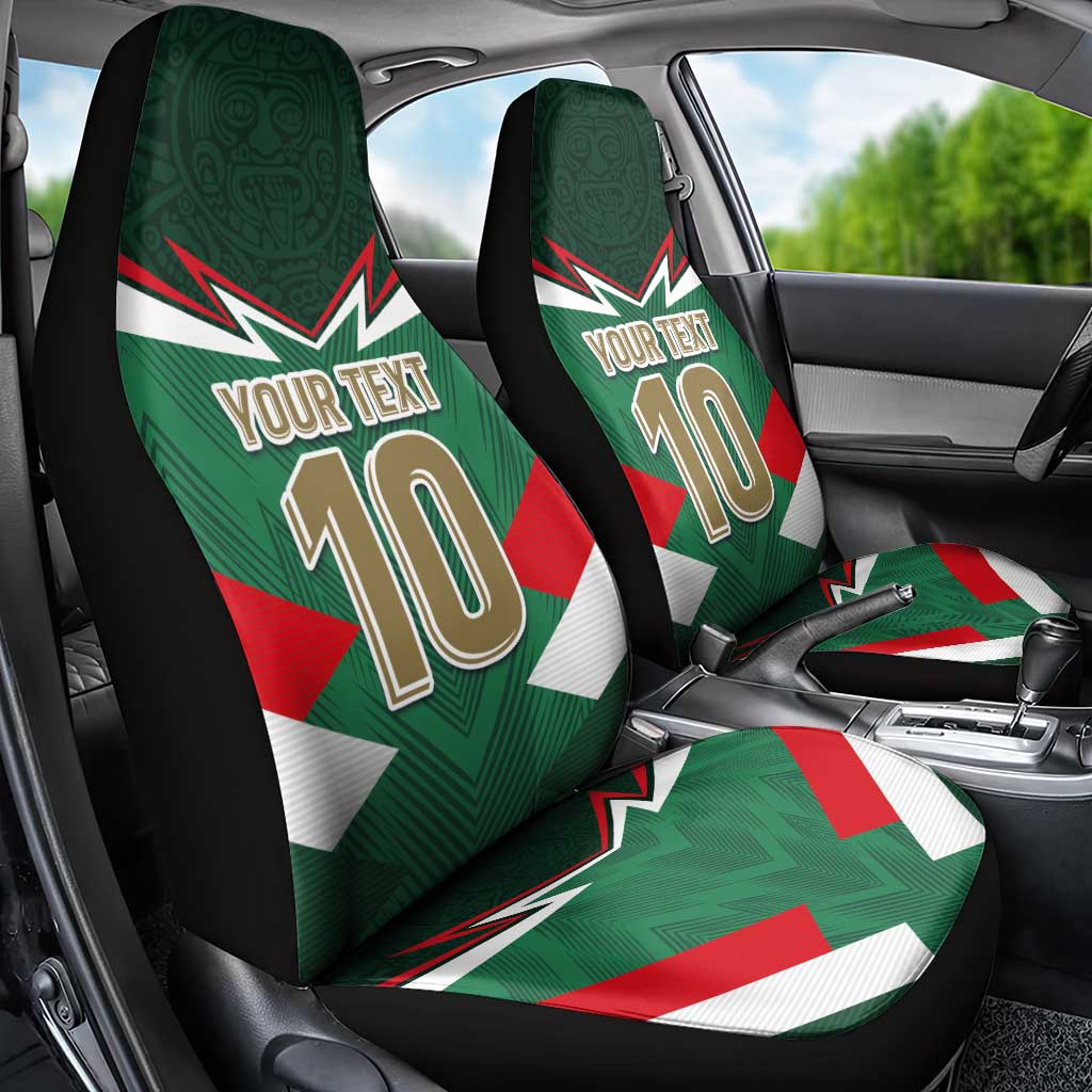 Custom Mexico Football Car Seat Cover El Tricolor 2024 - Wonder Print Shop