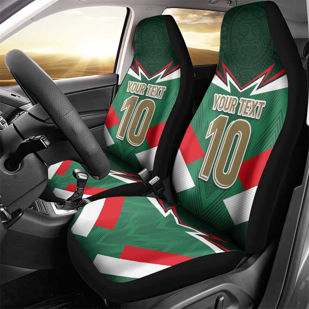 Custom Mexico Football Car Seat Cover El Tricolor 2024 - Wonder Print Shop