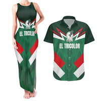Custom Mexico Football Couples Matching Tank Maxi Dress and Hawaiian Shirt El Tricolor 2024 - Wonder Print Shop