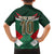 Custom Mexico Football Family Matching Off The Shoulder Long Sleeve Dress and Hawaiian Shirt El Tricolor 2024 - Wonder Print Shop