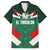 Custom Mexico Football Family Matching Off The Shoulder Long Sleeve Dress and Hawaiian Shirt El Tricolor 2024 - Wonder Print Shop