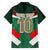 Custom Mexico Football Family Matching Off The Shoulder Long Sleeve Dress and Hawaiian Shirt El Tricolor 2024 - Wonder Print Shop