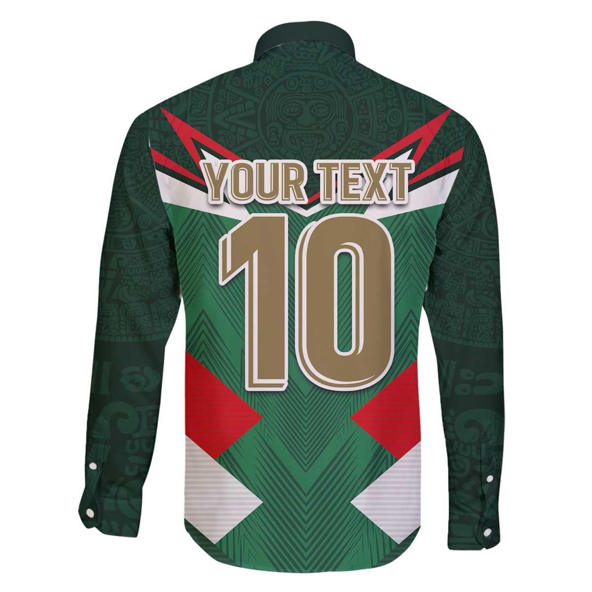 Custom Mexico Football Family Matching Off The Shoulder Long Sleeve Dress and Hawaiian Shirt El Tricolor 2024 - Wonder Print Shop