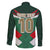 Custom Mexico Football Family Matching Off The Shoulder Long Sleeve Dress and Hawaiian Shirt El Tricolor 2024 - Wonder Print Shop
