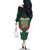 Custom Mexico Football Family Matching Off The Shoulder Long Sleeve Dress and Hawaiian Shirt El Tricolor 2024 - Wonder Print Shop
