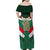 Custom Mexico Football Family Matching Off Shoulder Maxi Dress and Hawaiian Shirt El Tricolor 2024 - Wonder Print Shop