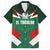 Custom Mexico Football Family Matching Off Shoulder Short Dress and Hawaiian Shirt El Tricolor 2024 - Wonder Print Shop