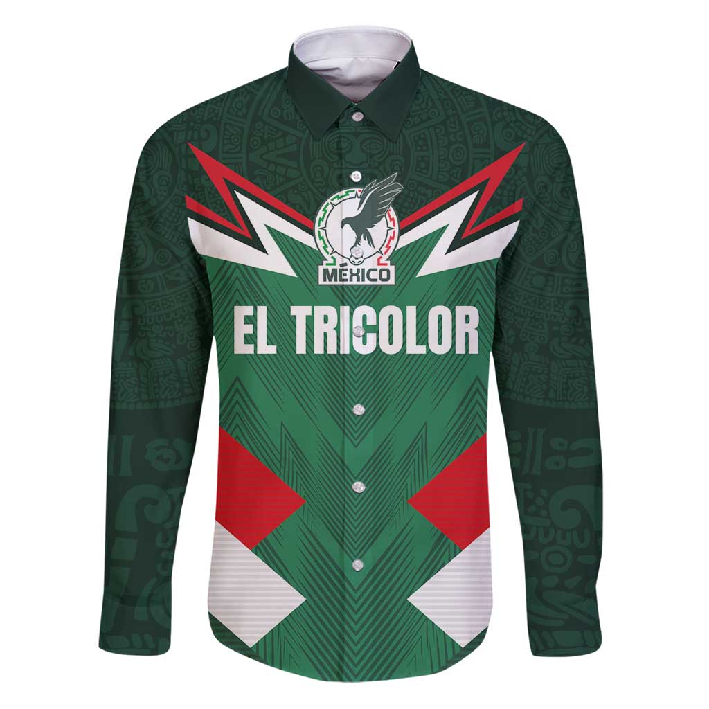 Custom Mexico Football Family Matching Puletasi and Hawaiian Shirt El Tricolor 2024 - Wonder Print Shop