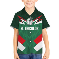 Custom Mexico Football Family Matching Tank Maxi Dress and Hawaiian Shirt El Tricolor 2024 - Wonder Print Shop