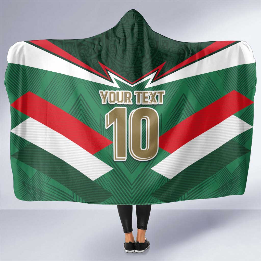 Custom Mexico Football Hooded Blanket El Tricolor 2024