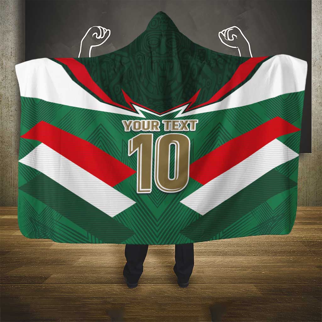 Custom Mexico Football Hooded Blanket El Tricolor 2024