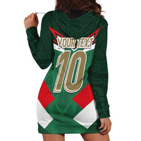 Custom Mexico Football Hoodie Dress El Tricolor 2024 - Wonder Print Shop