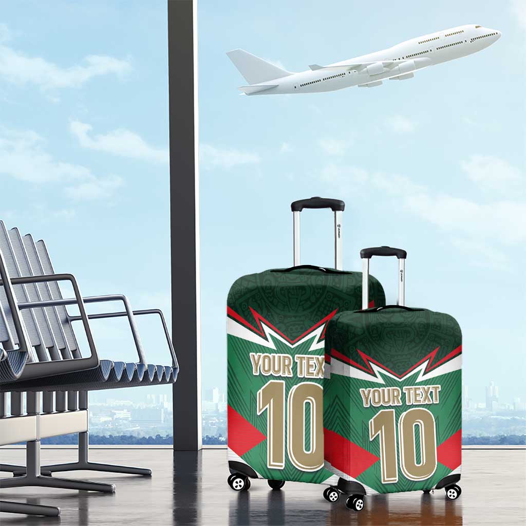 Custom Mexico Football Luggage Cover El Tricolor 2024 - Wonder Print Shop