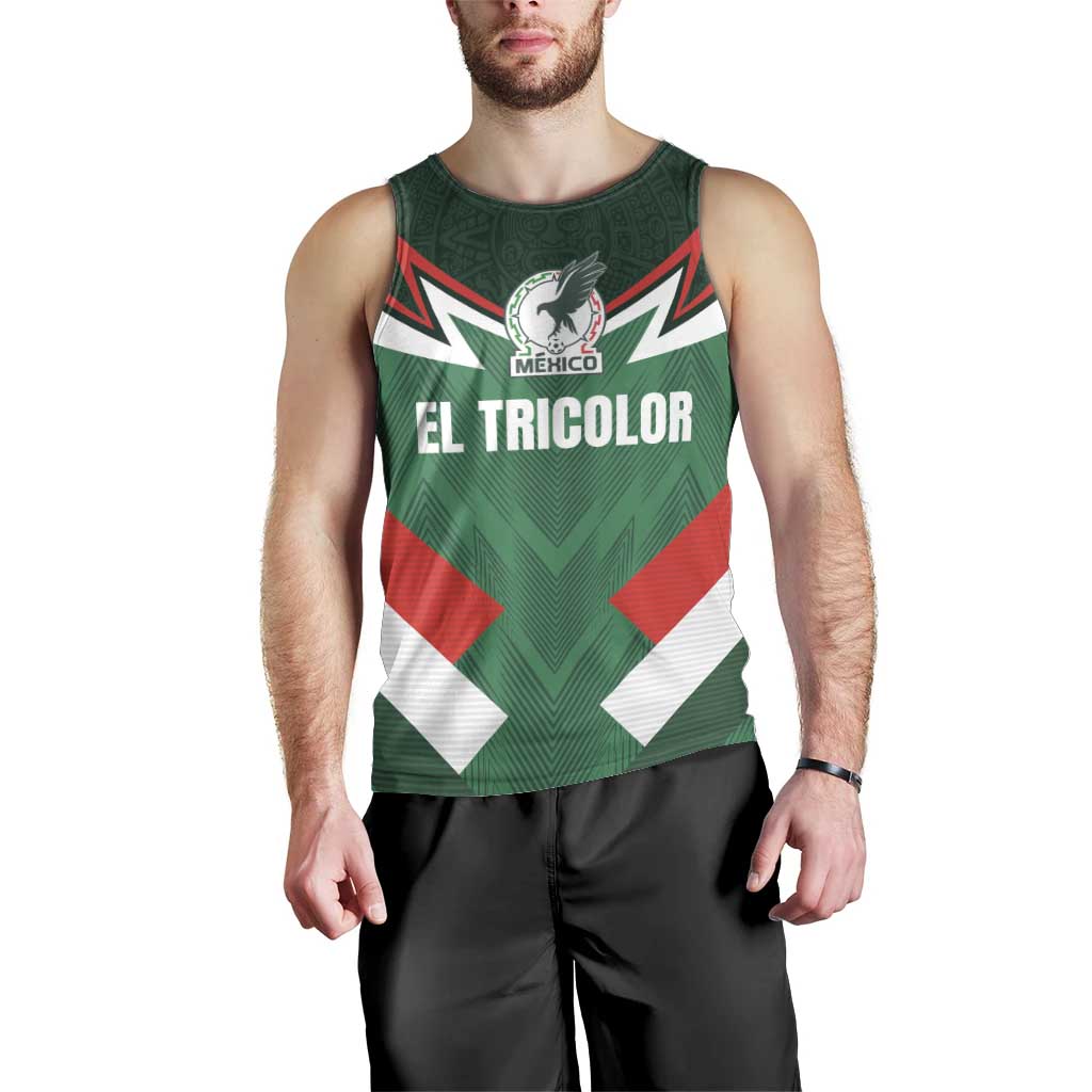 Custom Mexico Football Men Tank Top El Tricolor 2024 - Wonder Print Shop