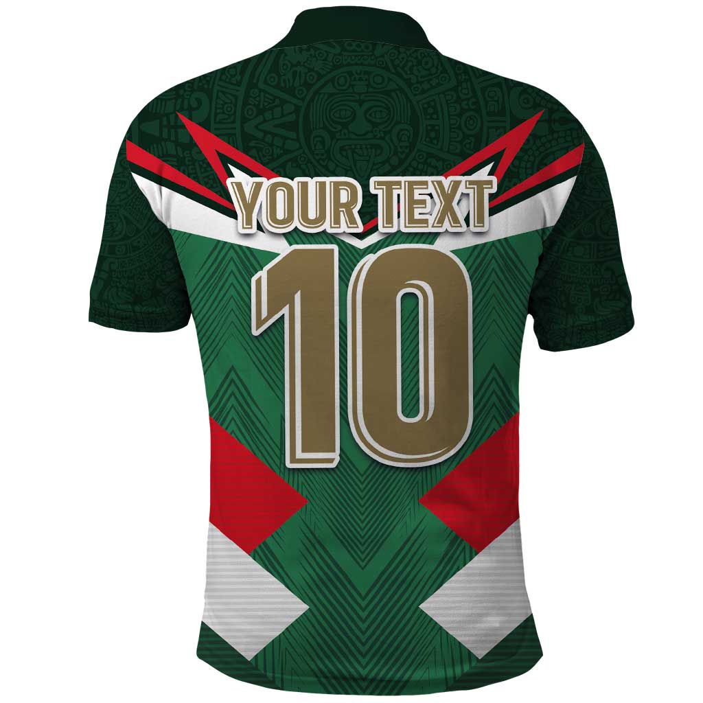 Custom Mexico Football Polo Shirt El Tricolor 2024 - Wonder Print Shop