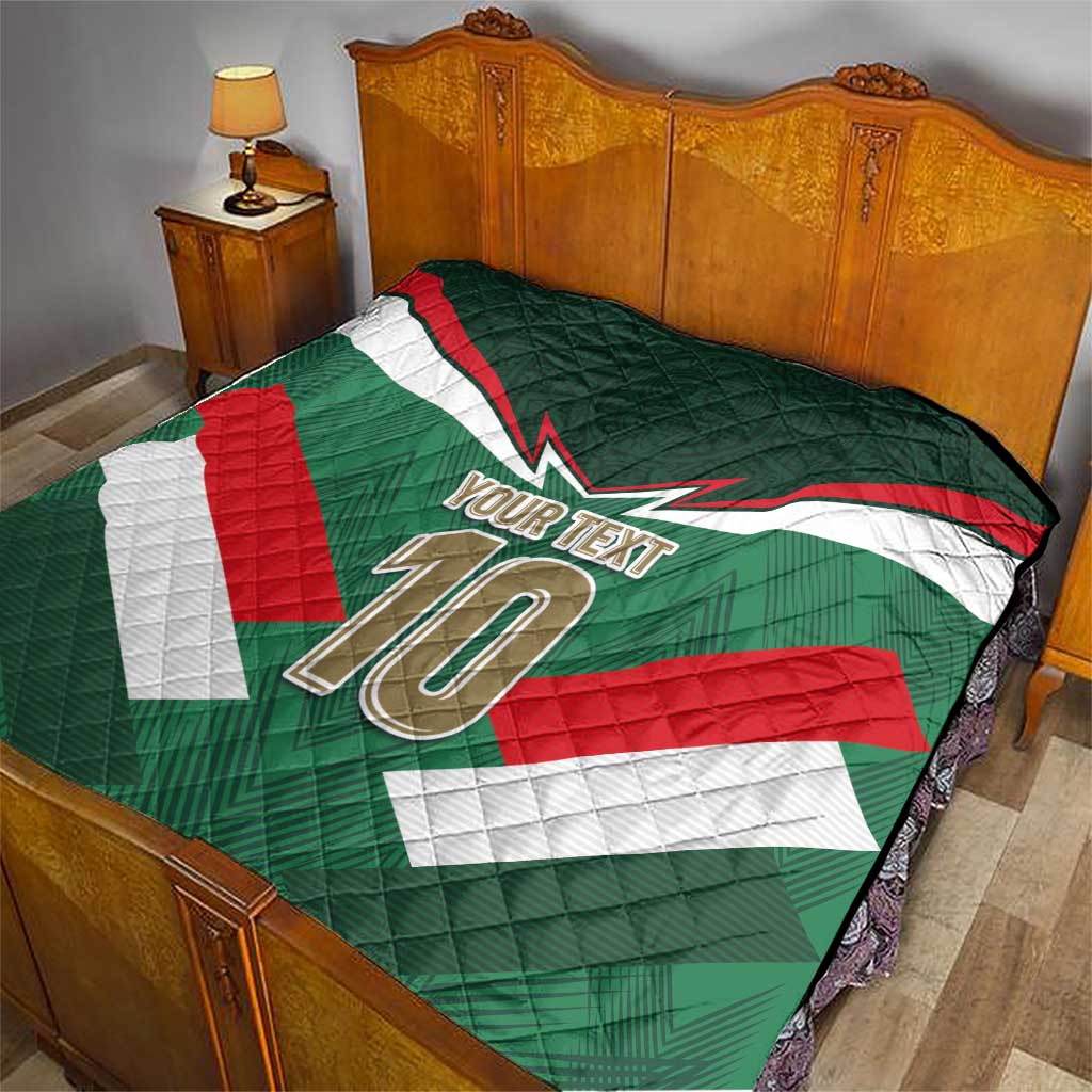 Custom Mexico Football Quilt El Tricolor 2024 - Wonder Print Shop