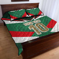 Custom Mexico Football Quilt Bed Set El Tricolor 2024 - Wonder Print Shop