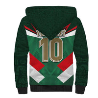 Custom Mexico Football Sherpa Hoodie El Tricolor 2024 - Wonder Print Shop