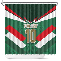 Custom Mexico Football Shower Curtain El Tricolor 2024