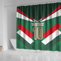 Custom Mexico Football Shower Curtain El Tricolor 2024