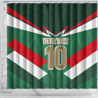 Custom Mexico Football Shower Curtain El Tricolor 2024