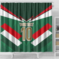 Custom Mexico Football Shower Curtain El Tricolor 2024