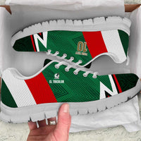Custom Mexico Football Sneakers El Tricolor 2024 - Wonder Print Shop