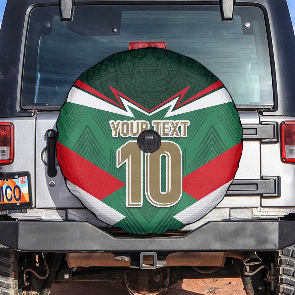 Custom Mexico Football Spare Tire Cover El Tricolor 2024 - Wonder Print Shop
