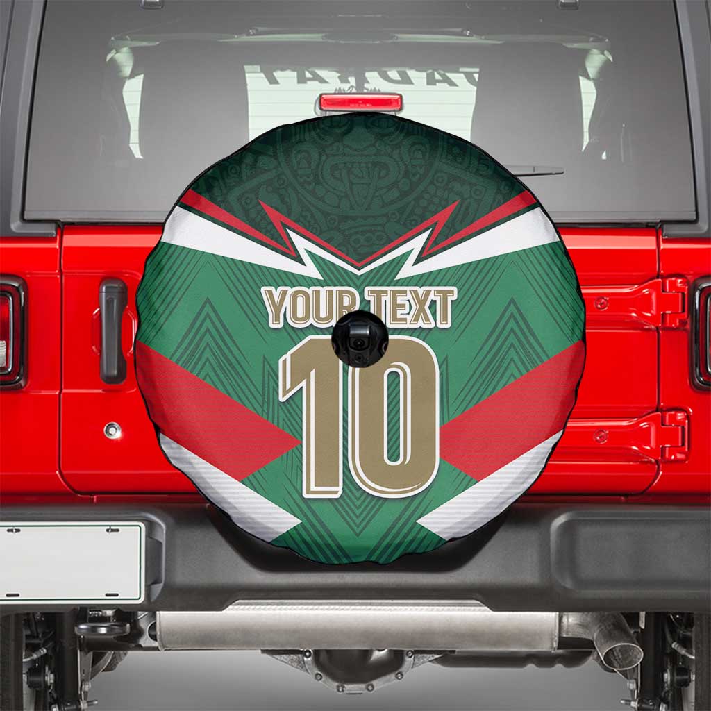 Custom Mexico Football Spare Tire Cover El Tricolor 2024 - Wonder Print Shop