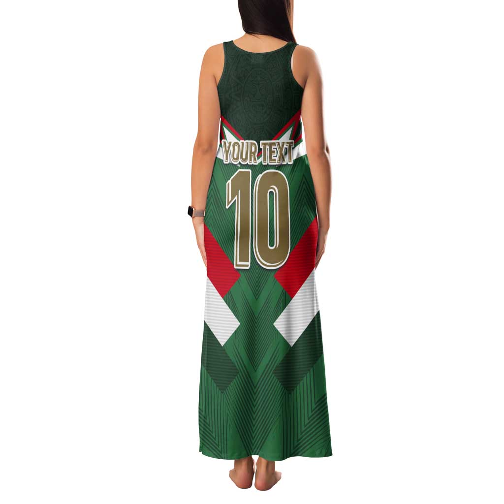 Custom Mexico Football Tank Maxi Dress El Tricolor 2024 - Wonder Print Shop