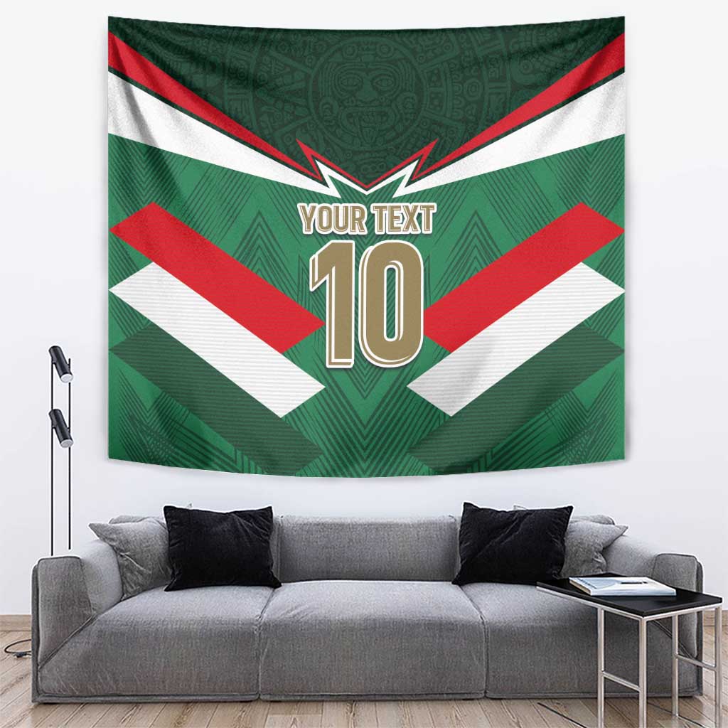 Custom Mexico Football Tapestry El Tricolor 2024 - Wonder Print Shop