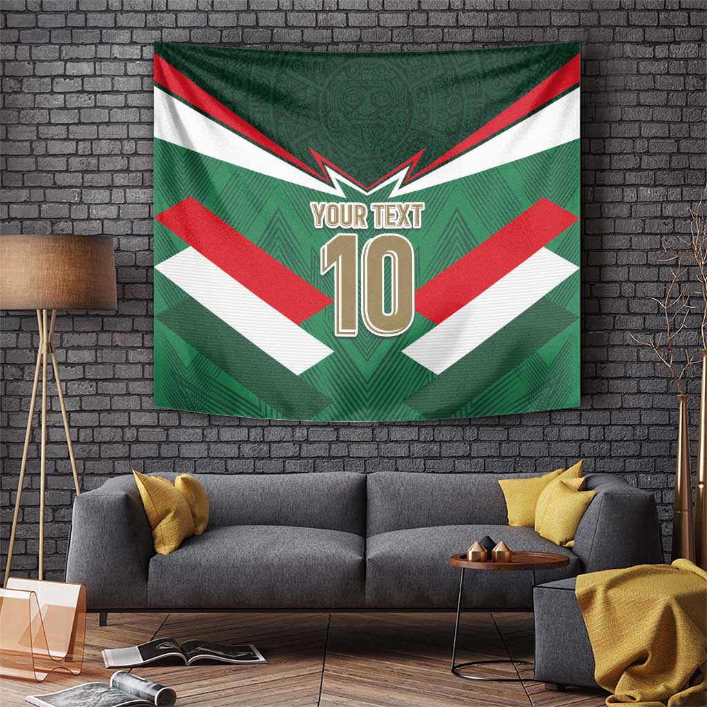 Custom Mexico Football Tapestry El Tricolor 2024 - Wonder Print Shop