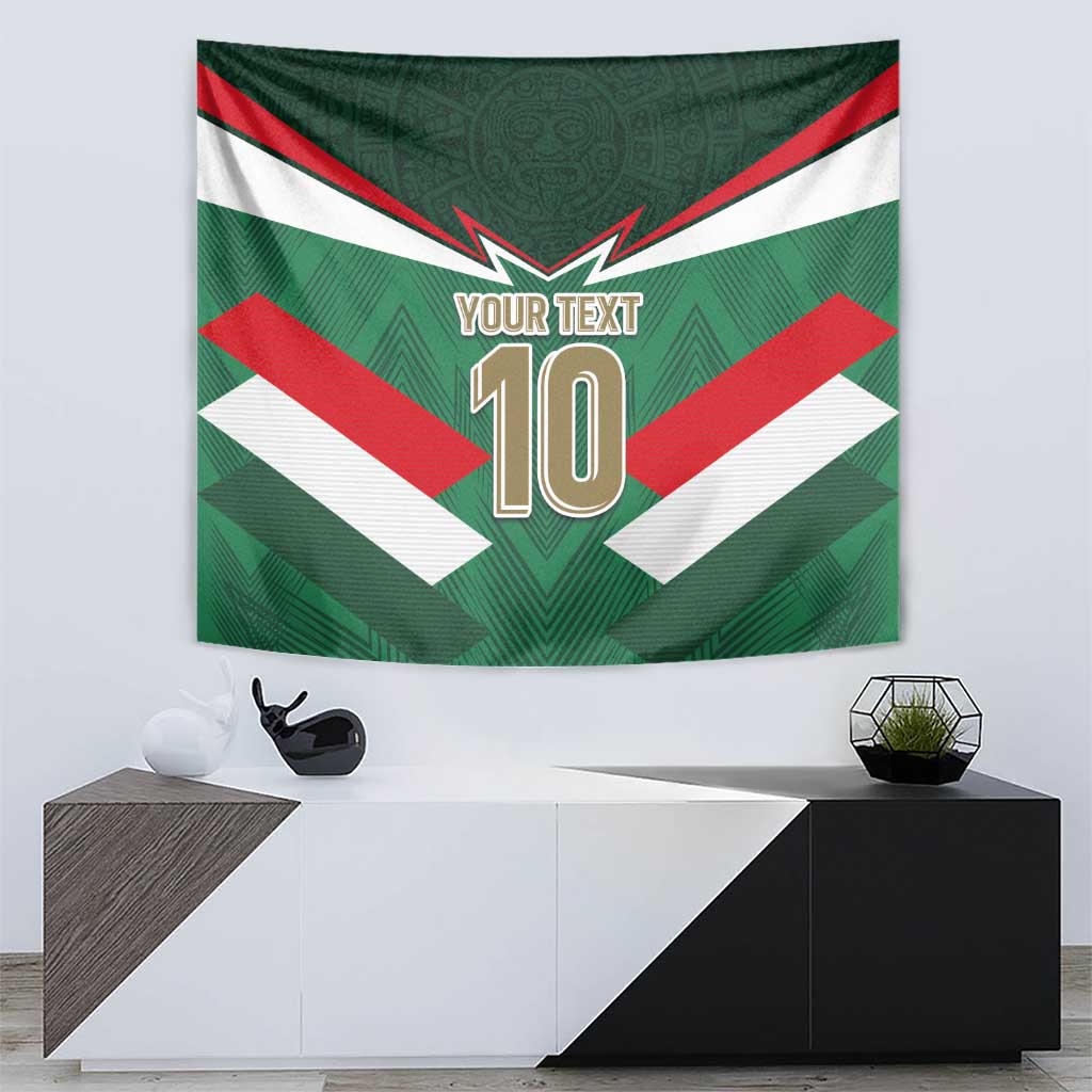 Custom Mexico Football Tapestry El Tricolor 2024 - Wonder Print Shop